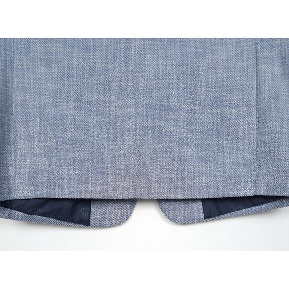 Tommy Hilfiger Mens Modern Fit Sport Coat Blazer 44L Denim Blue Flex Stretch NWT - Picture 6 of 7